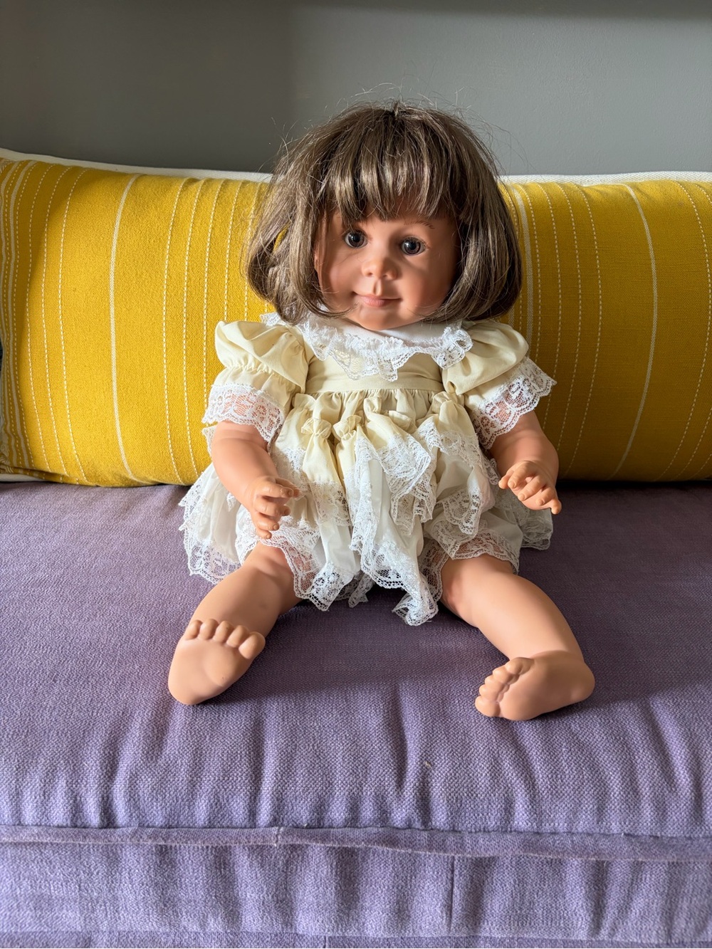 Vintage 1991 Madame Alexander Doll Great Shape 24in Height “Denise” Style Doll